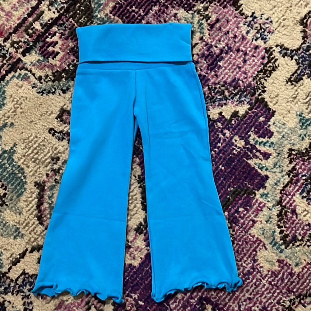 Young Colors Turquoise Yoga Pants -NWT